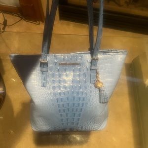 Brahmin light blue shoulder bag